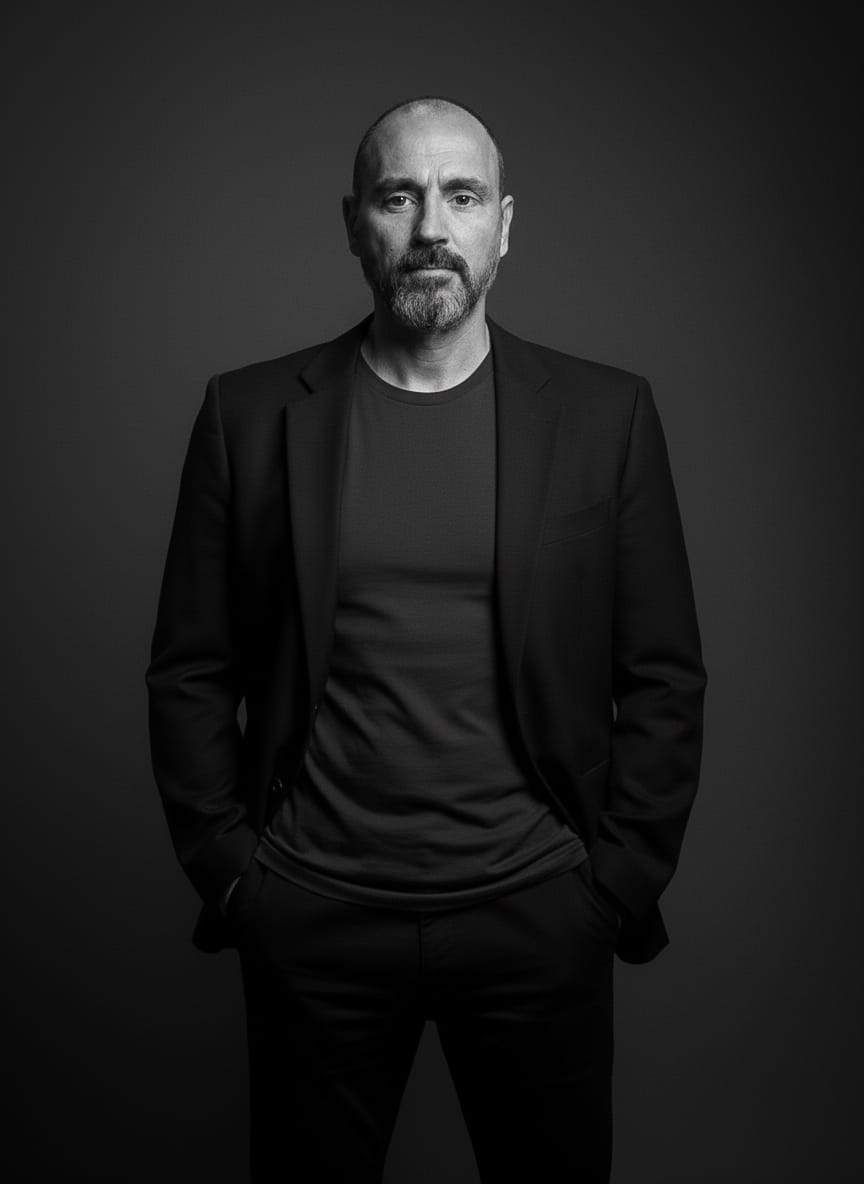 Retrato de Fran Ruiz, fotógrafo